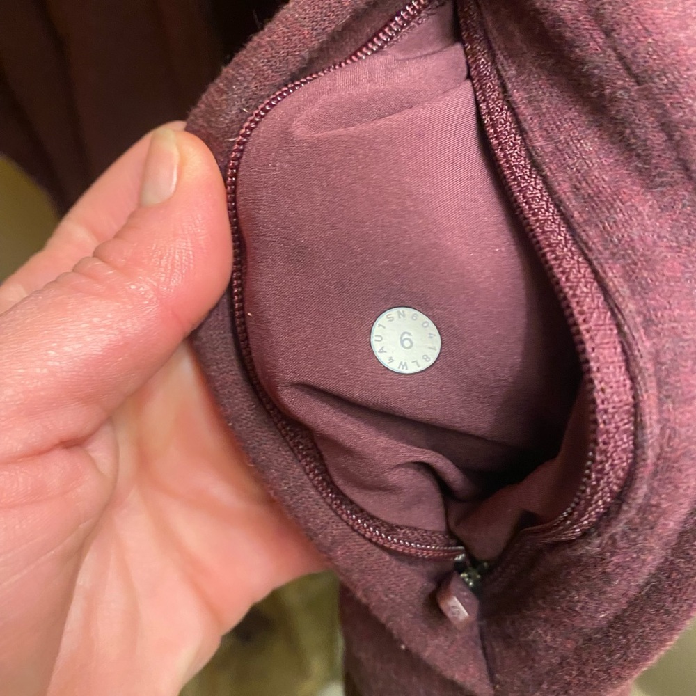 Lululemon Plush Times Jacket High Neck Warm S M 6 - Picture 5 of 10